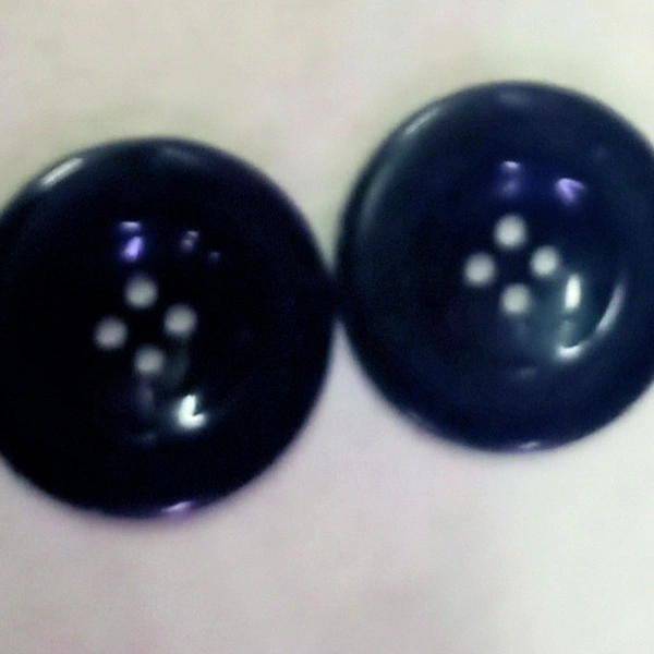 Black Blue Button - 2 Piece 