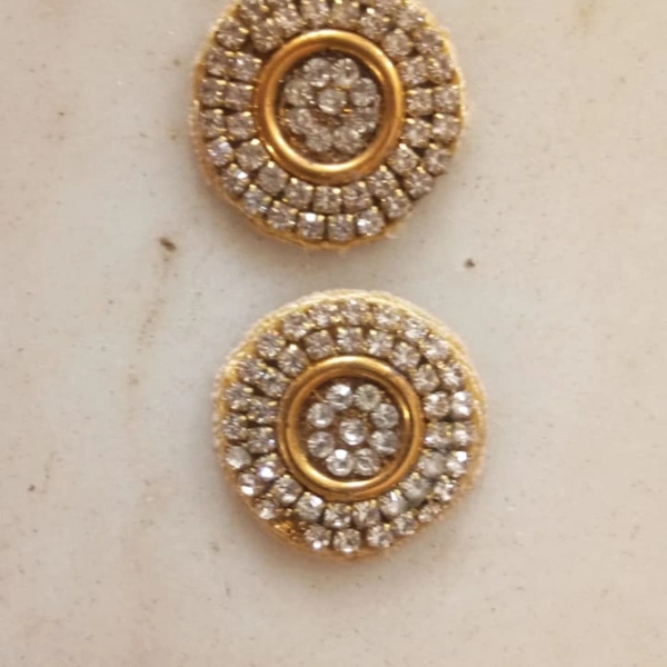 Butiya With Silver Nug - Set Of 2