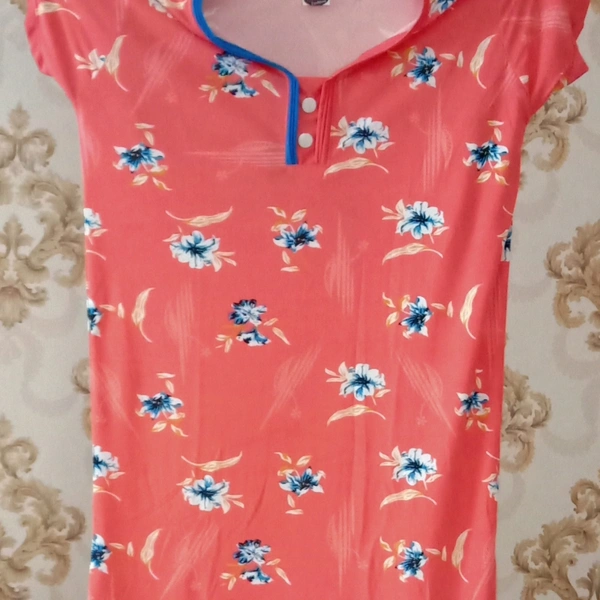 Lycra Gown  - Gajri color 