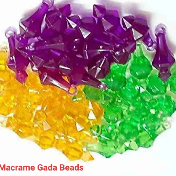 Mekram Moti / Gada Beads  - All colours available . 