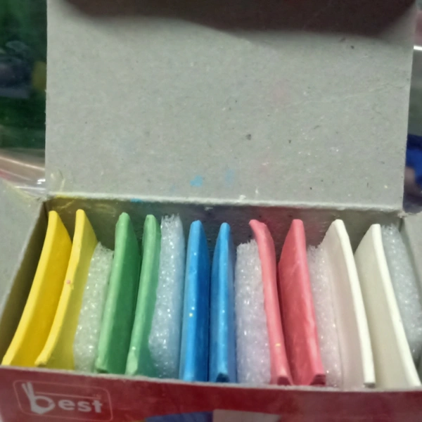 Chalk Multicolor - 1 Pack (10 Chalk ) 