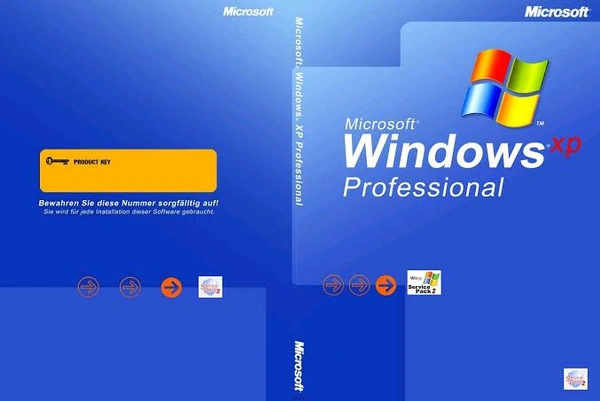 WINDOWS XP OPERATING SYSTEM BOOTABLE DVD WITH PRODUCT KEY