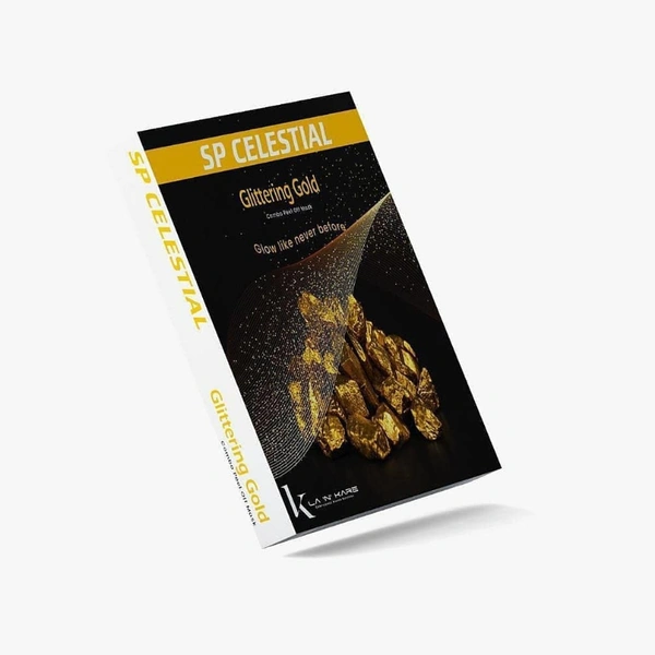 Glittering Gold Combo Peel Off Face Mask - Gold, 100 Gram