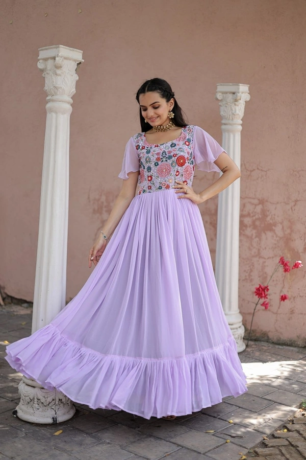 FWKA PREMIUM SEQUINS MULRITHREAD DESIGNER GOWN - M-38, Prelude
