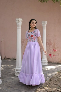 FWKA PREMIUM SEQUINS MULRITHREAD DESIGNER GOWN - M-38, Prelude
