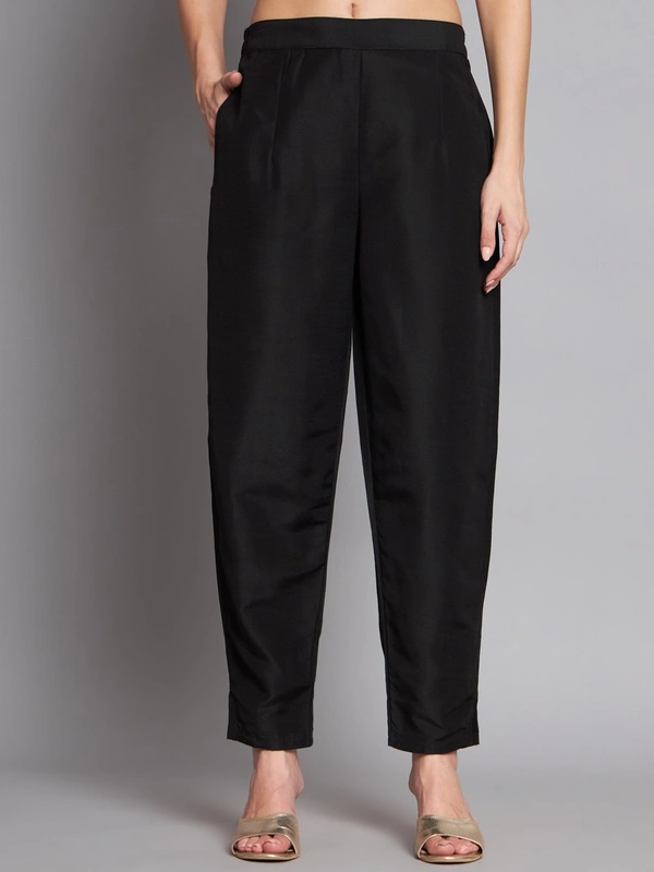 FWVT SOLID BLACK FULLY BLCK ETHENIC SET - M-38, Black
