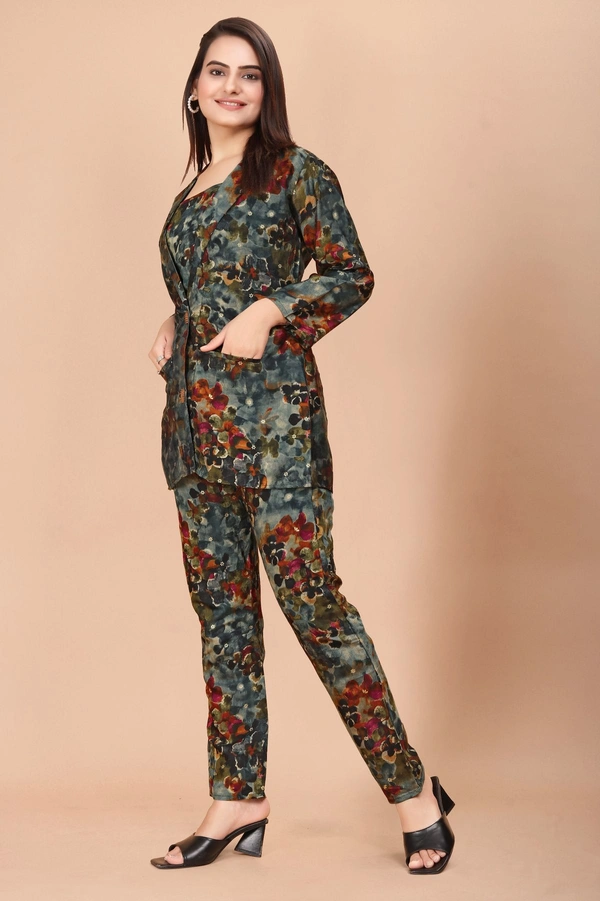 GC BEAUTIFUL PRINTED CO-ORD SET TOP BOTTOM - XXL-44