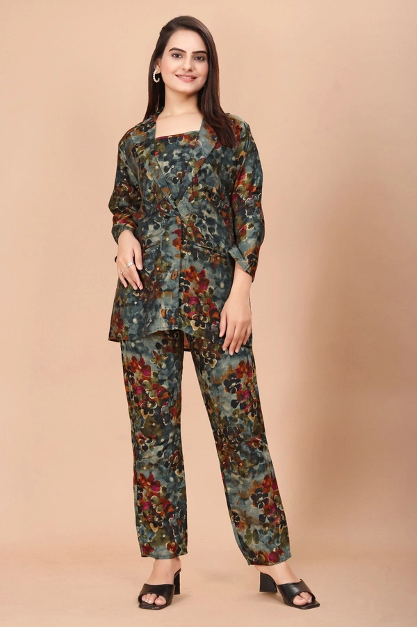 GC BEAUTIFUL PRINTED CO-ORD SET TOP BOTTOM - XXL-44