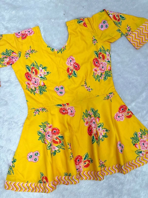 FWHB SUPER TRENDING KURTI WITH PLAZZO - XXL, Yellow