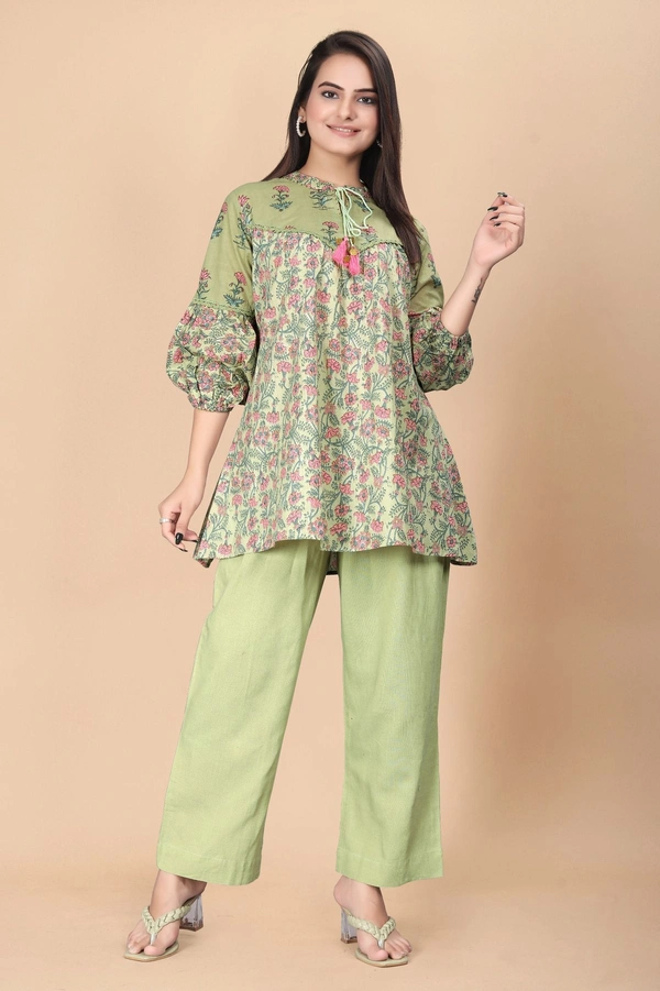 GC PURE COTTON TOP BOTTOM SET - XL-42, GREEN