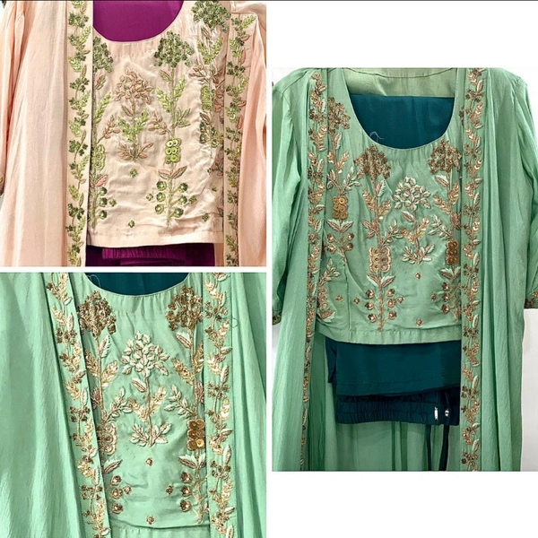 Shrug And Parallels - Medium , Green
