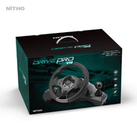 NITHO Nitho Drive Pro V16 Racing Wheel & Pedal Set MLT-DP16-K, Compatible with PC/PS3/PS4/Xbox1/Switch