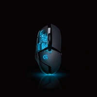 Logitech G402 Hyperion Fury Wired Gaming Mouse, 4,000 DPI, Lightweight, 8 Programmable Buttons, Compatible with PC/Mac - Black - 