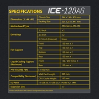 Ant E Sports Ice 120AG Mid Tower RGB Gaming Cabinet