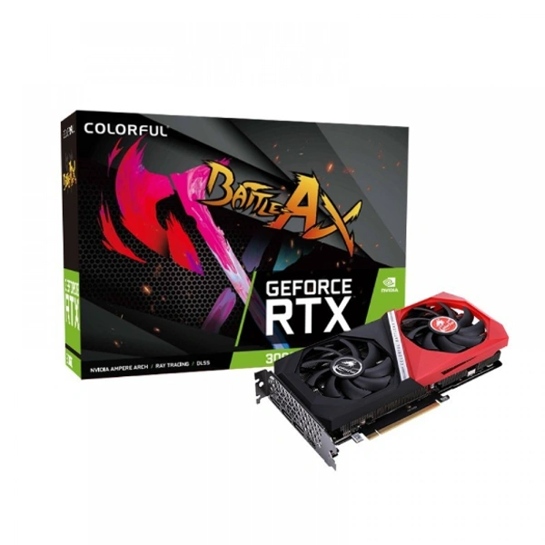 COLORFUL GEFORCE RTX 3060 BATTLE AX DUO 12GB LHR GRAPHICS CARD