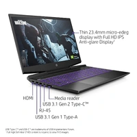 HP Pavilion Gaming 10th Gen Intel Core i5 15.6-inch (39.6 cms) FHD Gaming Laptop (8GB/256GB SSD + 1TB HDD/144Hz/GTX 1650Ti 4GB Graphics/Windows 10/MS Office/2.28 kg), 15-dk1514TX, Black