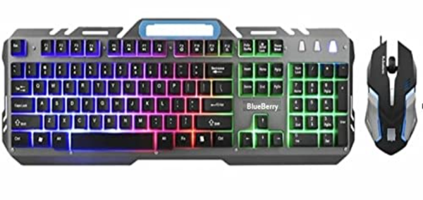 RPM Euro Games Gaming Keyboard Small | 87 Backlit Keys | Suspension Keycaps  | Backlit