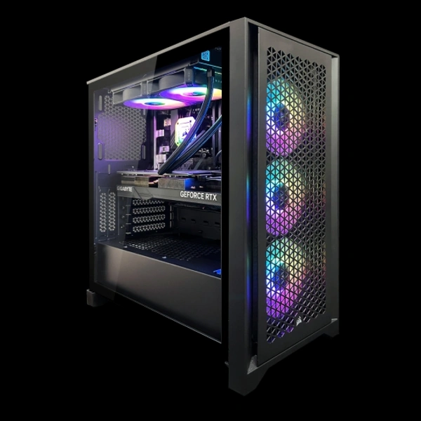 LEO-BUDGET SERIES(i7 4770/16GBRAM/256GB NVME SSD/1TB HDD/550W SMPS/RGB MIRROR CABINET/GTX 1080 /24INCH ACER  IPS MONITOR/GAMING KEYBOARD AND MOUSE/MOUSE PAD)