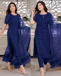 Kurta Set - M, Yellow