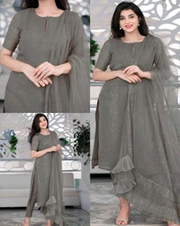 Kurta Set - L, Yellow