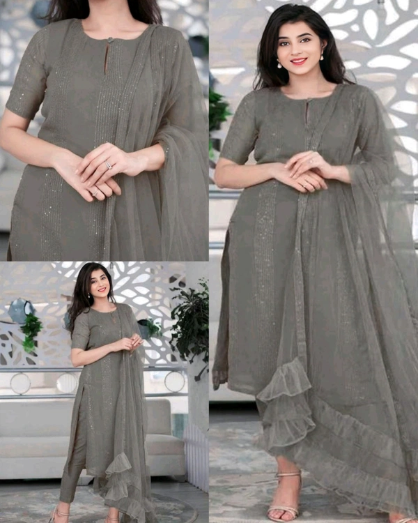 Kurta Set - L, Yellow