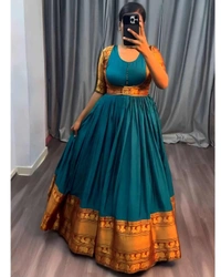 Gown With Coat - L, Green
