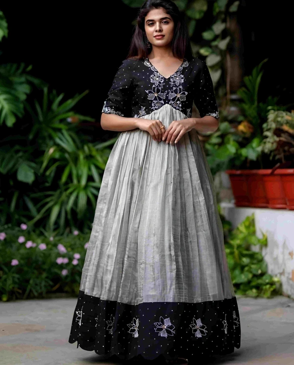 Tissue Silk Gown - XL