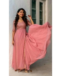 Sequance Embroidered Gown - S