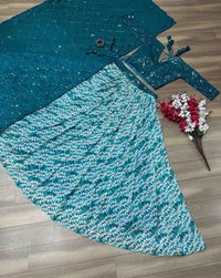 Trendy Lehenga - S, Green (1)