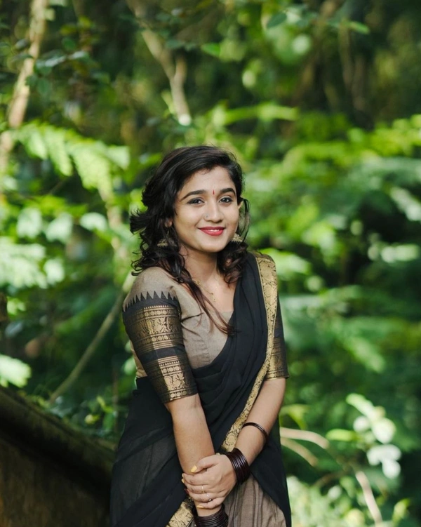 South Indian Traditional Half Saree - Unstitched