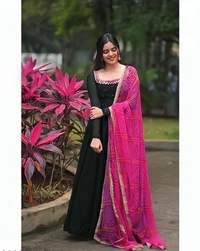 Star Pretty Look Kurti Dupatta Set - 4XL, Green