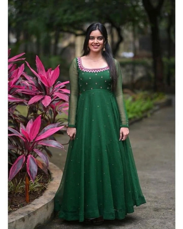Star Pretty Look Kurti Dupatta Set - 4XL, Green