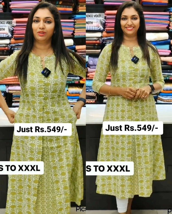Attractive Cotton Kurti for Women - M