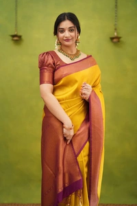 Trendy Saree Yellow