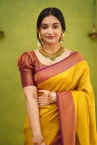 Trendy Saree Yellow