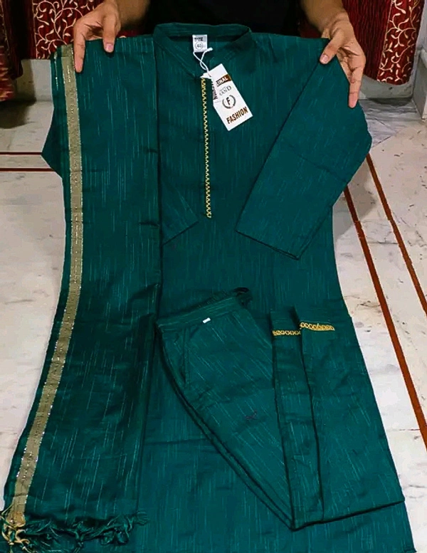Khadi cotton daily wear kurta sets - XL