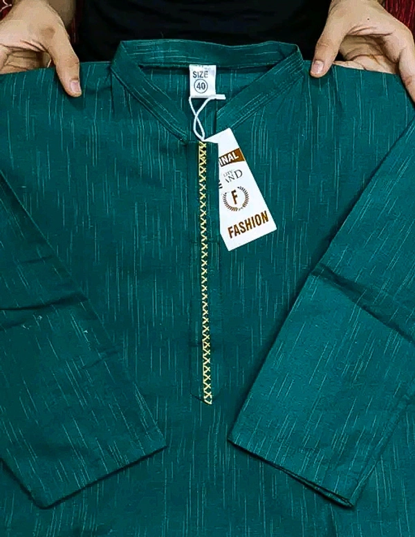 Khadi cotton daily wear kurta sets - XL