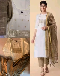 Daily Wear Kurta Set - Red, S