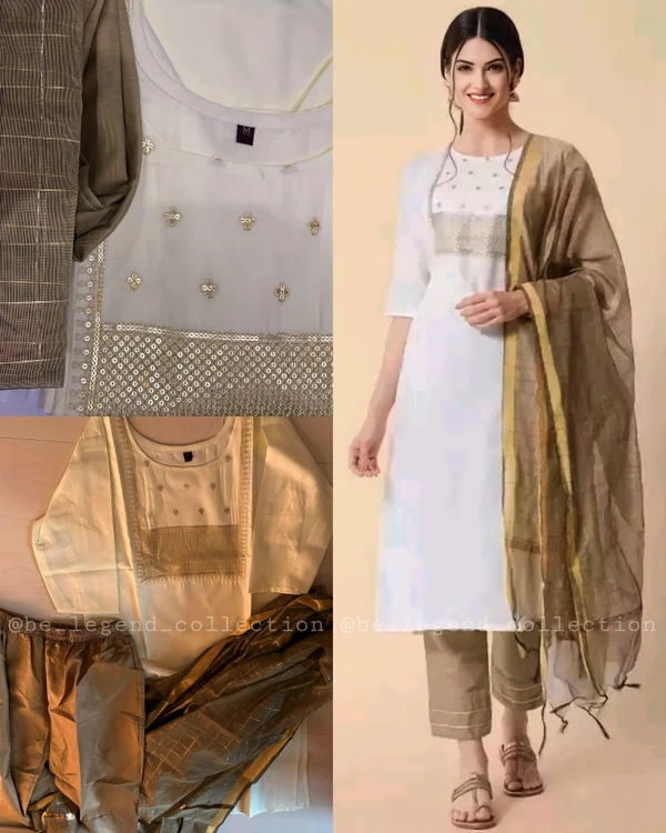 Daily Wear Kurta Set - Red, S