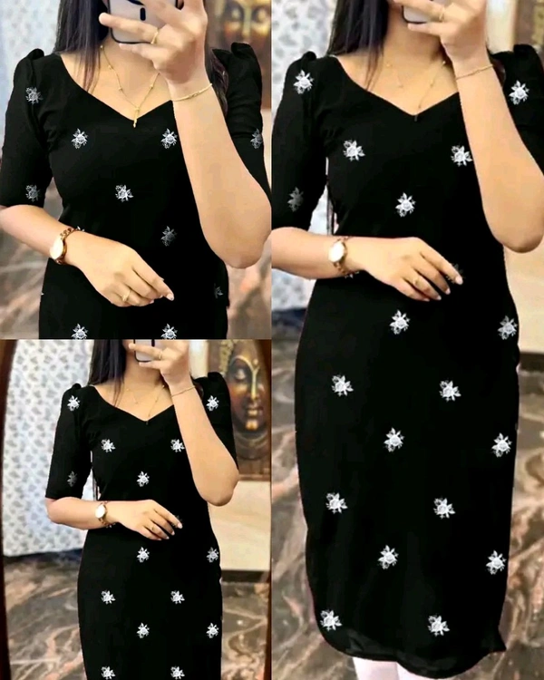 Graceful Kurtis - Black, L