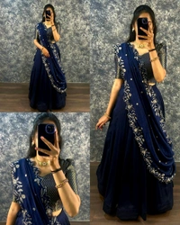 Super Trendy New Full Stitched Lehenga - Green, S