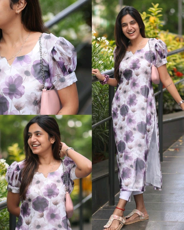 Stylish kurti - White, L