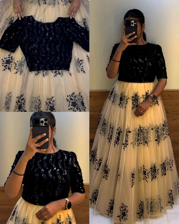 Pongal launch party wear lehenga - Sandal, XS