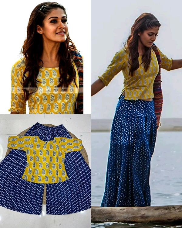 Launching nanum rowdy dhan nayanthara mam top with palazo - XS