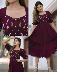 Pretty Gown - Navy Blue, S