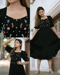 Pretty Gown - Navy Blue, S