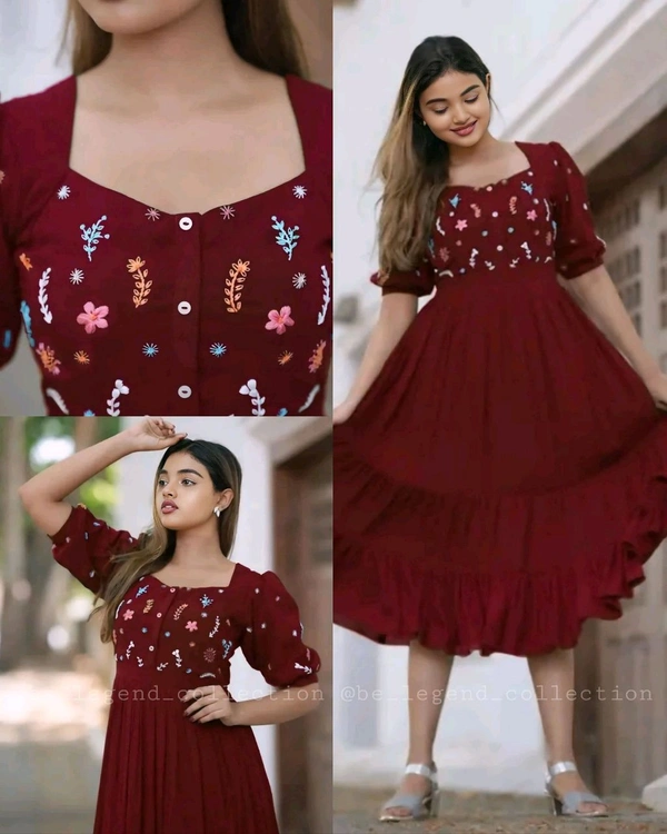 Pretty Gown - Navy Blue, S