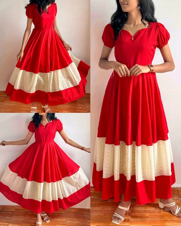 Stylish Red Gown  - XS