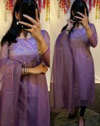 Trending Sparkle Handwork look for Festival Wear - Morocco Brown, S