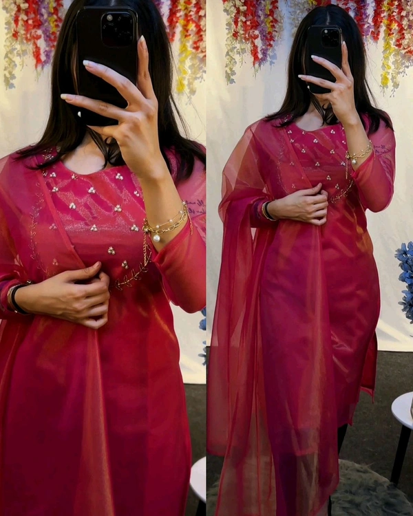 Trending Sparkle Handwork look for Festival Wear - Morocco Brown, S